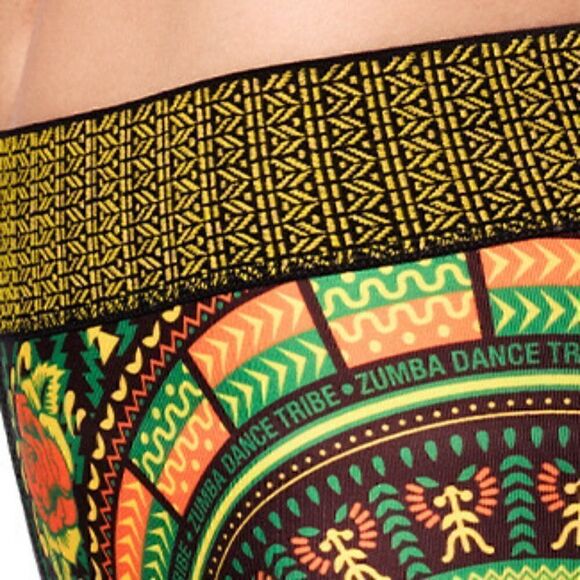 Zumba Mix It Up high compression Leggings NWT Xs - Picture 4 of 6